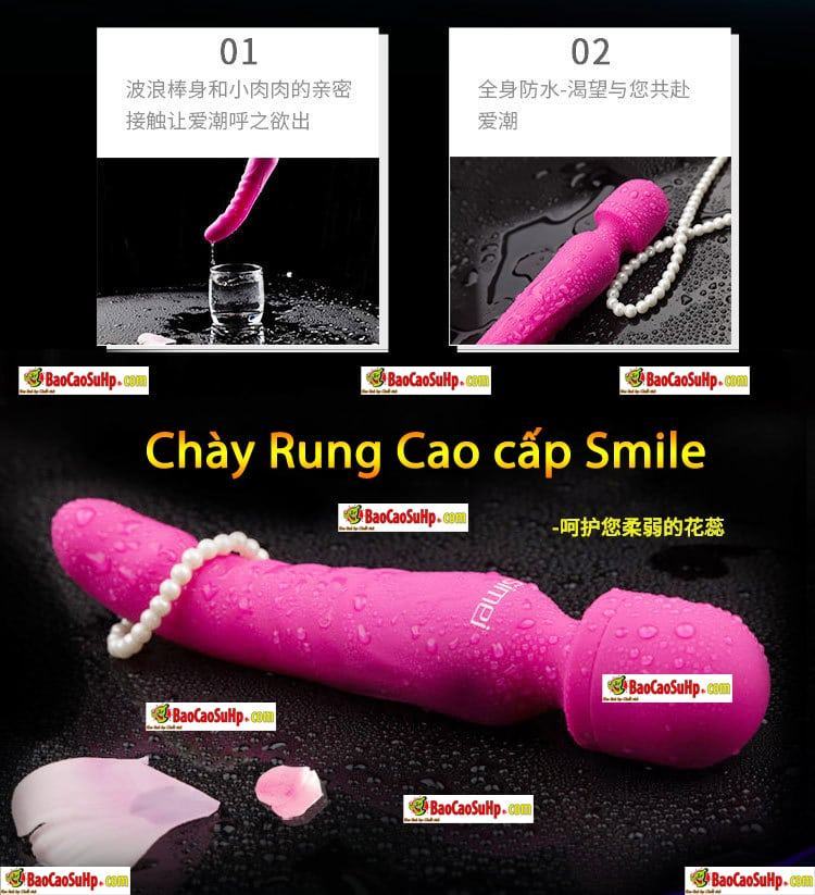 Sextoy chày rung Smile phát nhiệt, kích thích điểm G, quà tặng đẳng cấp Sextoy chày rung Smile phát nhiệt, kích thích điểm G, quà tặng đẳng cấp