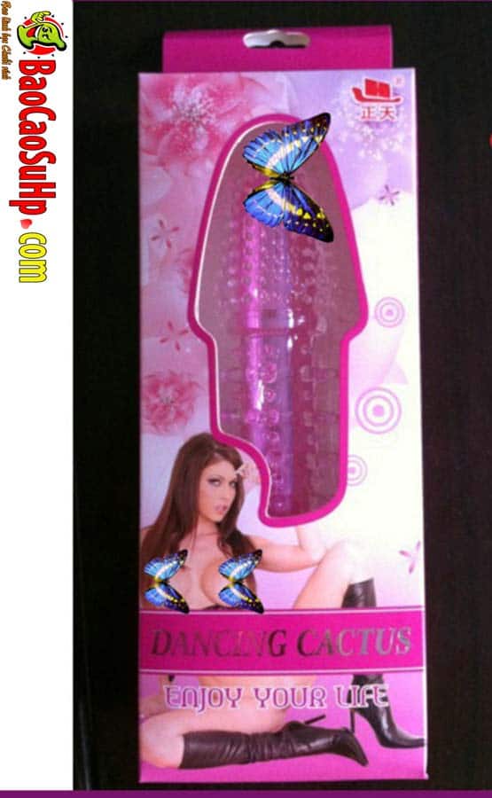 Chày rung Dancing Catus silicone gai mềm kích thích điểm G cực đã