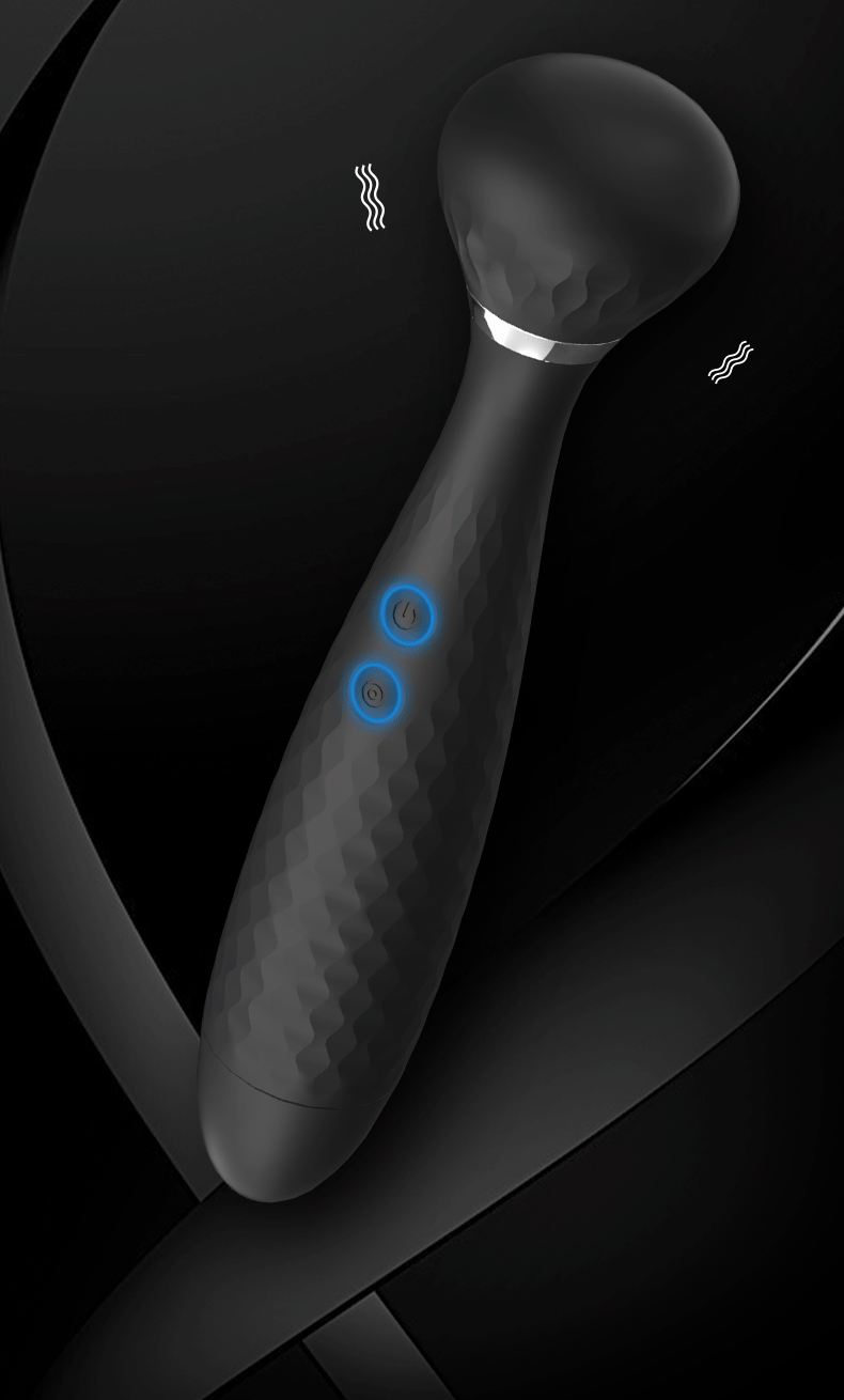 Chày rung 2 đầu Black Knight ZZ047 kích thích mạnh mẽ cao cấp