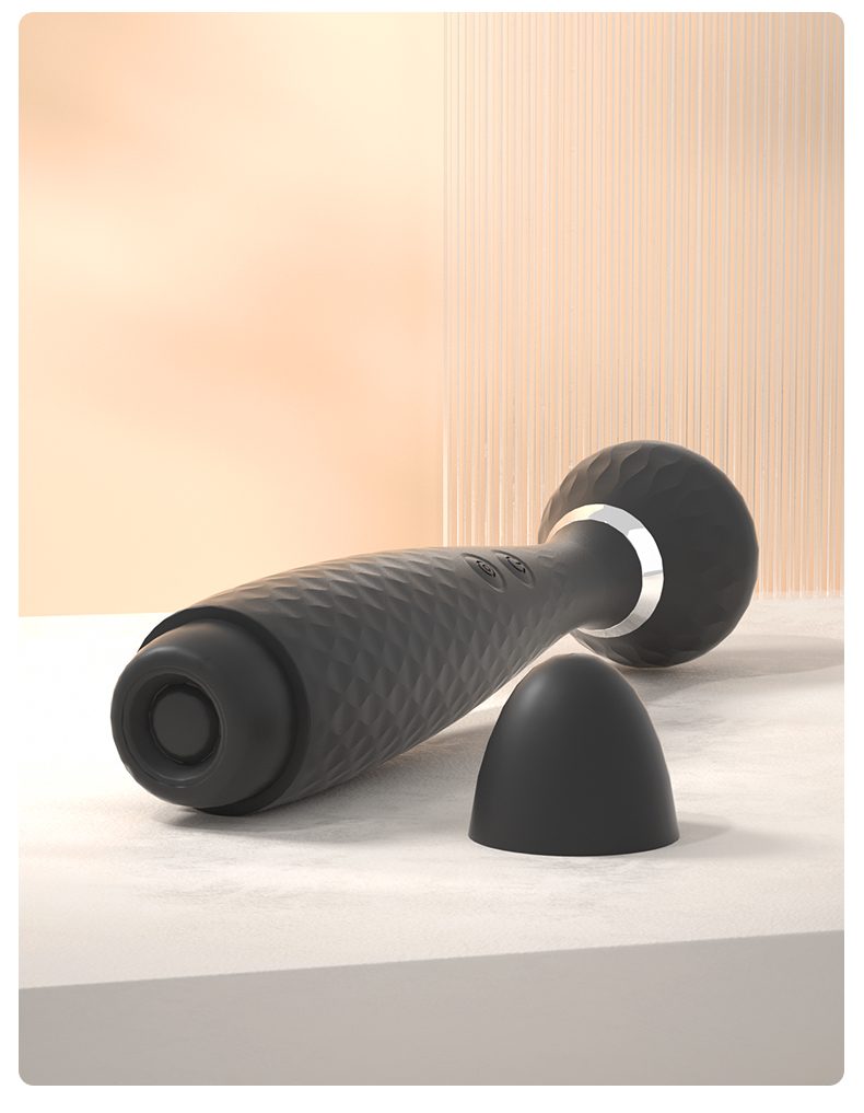 Chày rung 2 đầu Black Knight ZZ047 kích thích mạnh mẽ cao cấp