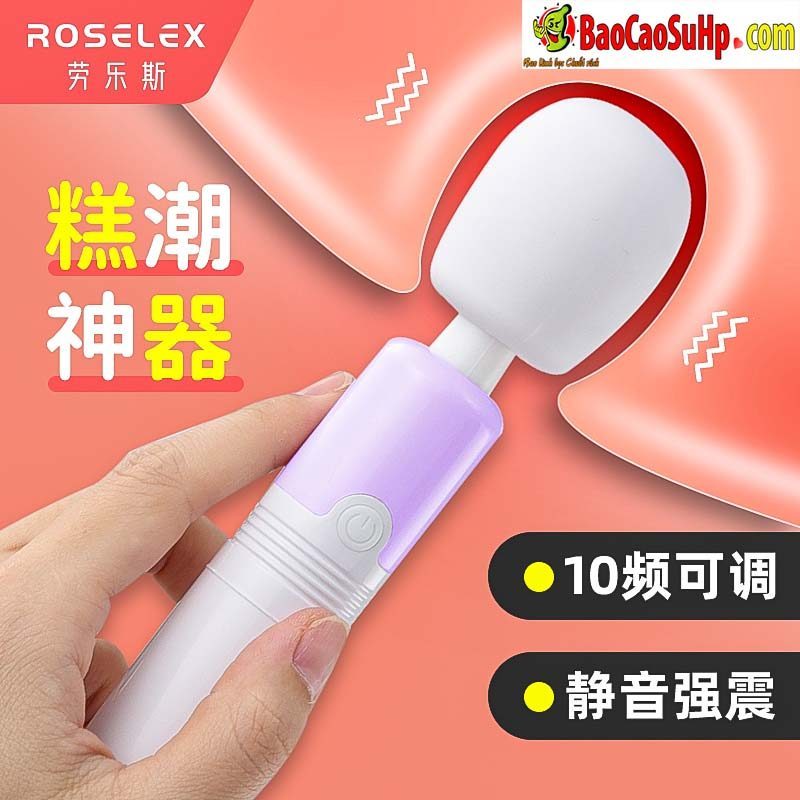 Chày rung mini ROSELEX Posutika Red Arle – Nhỏ gọn, mạnh mẽ, kích thích cực đỉnh