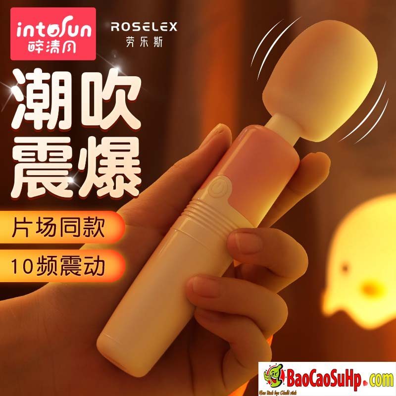 Chày rung mini ROSELEX Posutika đỏ kích thích điểm nhạy cảm đa năng 