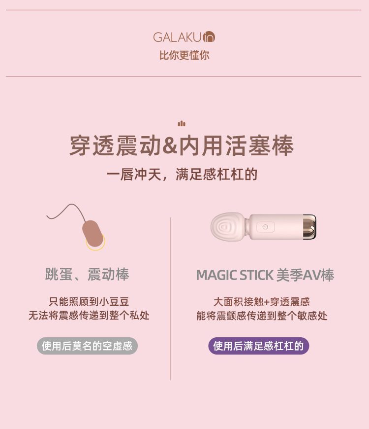 Galaku chày rung kích thích điểm G Raiden siêu nhỏ lùn AV stick