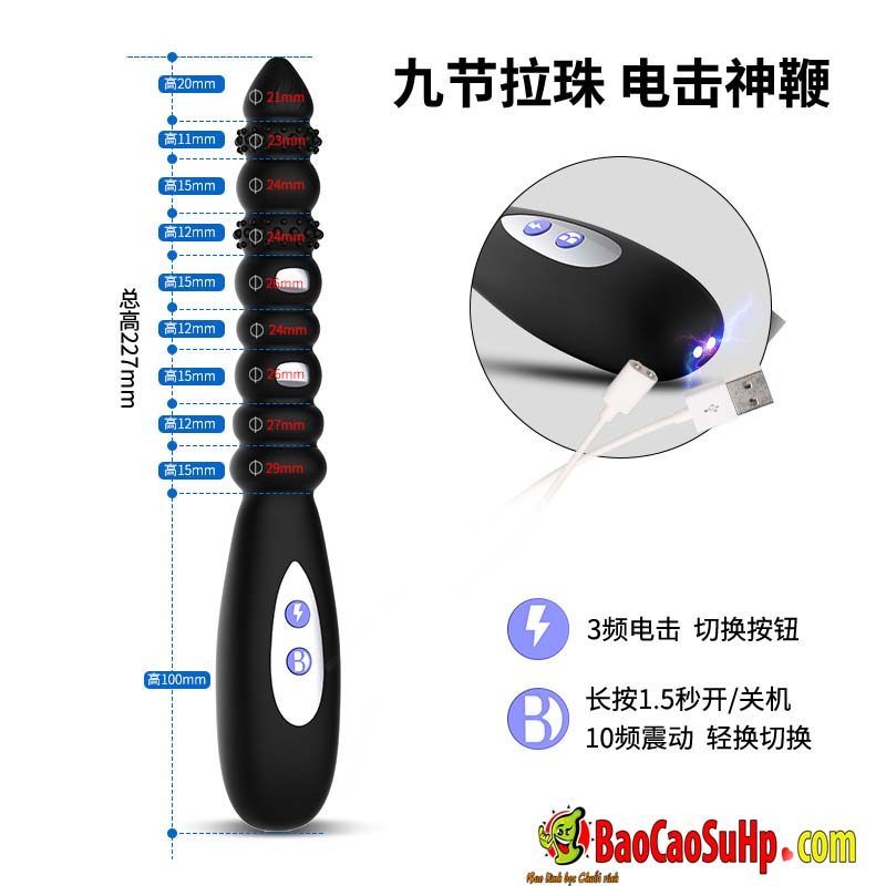 Chày rung Electric R1 Mr B Kowloon sốc điện cảm giác cực mạnh