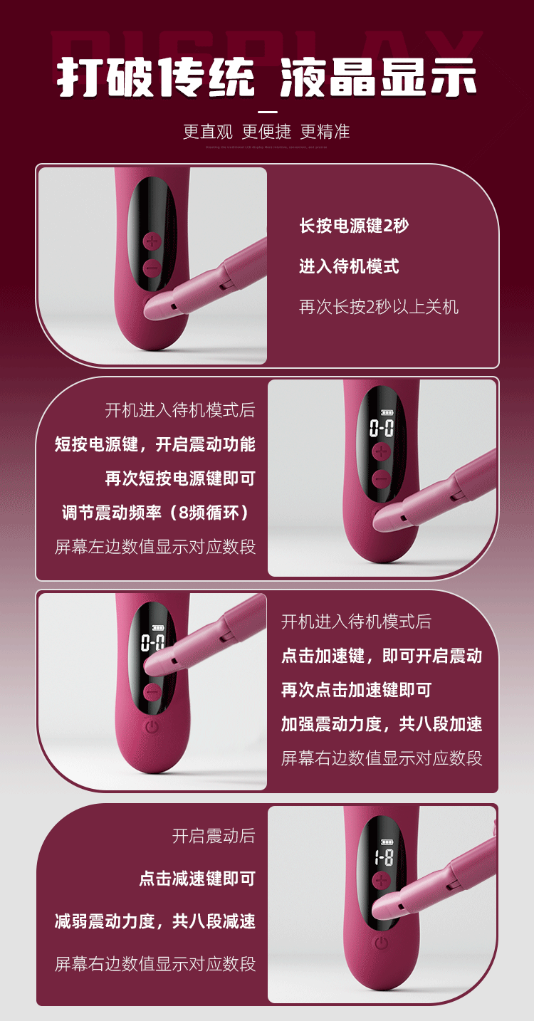 chay rung Elizabeth RED 15 - Chày rung Juiuy Elizabeth RED nhỏ mà có võ rung cực mạnh êm