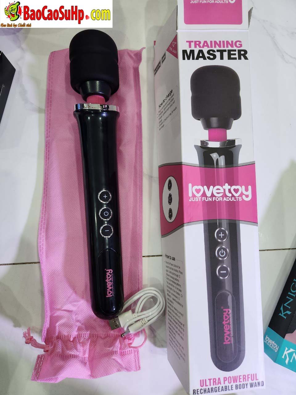 Chày rung Lovetoy LV234201 đũa phép thần kỳ massage mạnh mẽ sạc lại