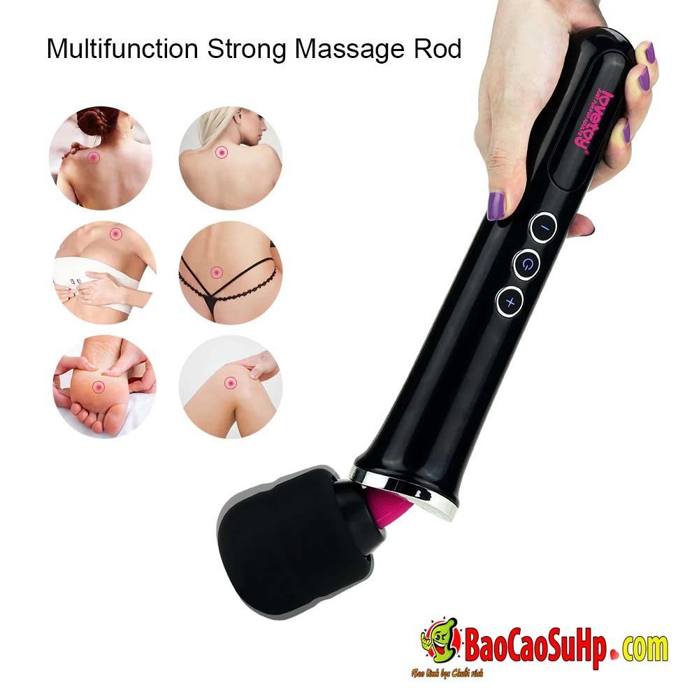Chày rung Lovetoy LV234201 đũa phép thần kỳ massage mạnh mẽ sạc lại