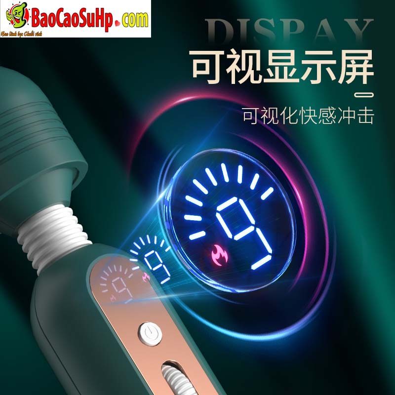 Chày rung Mizzzee Euro AV LCD phát nhiệt đa chế độ giá rẻ