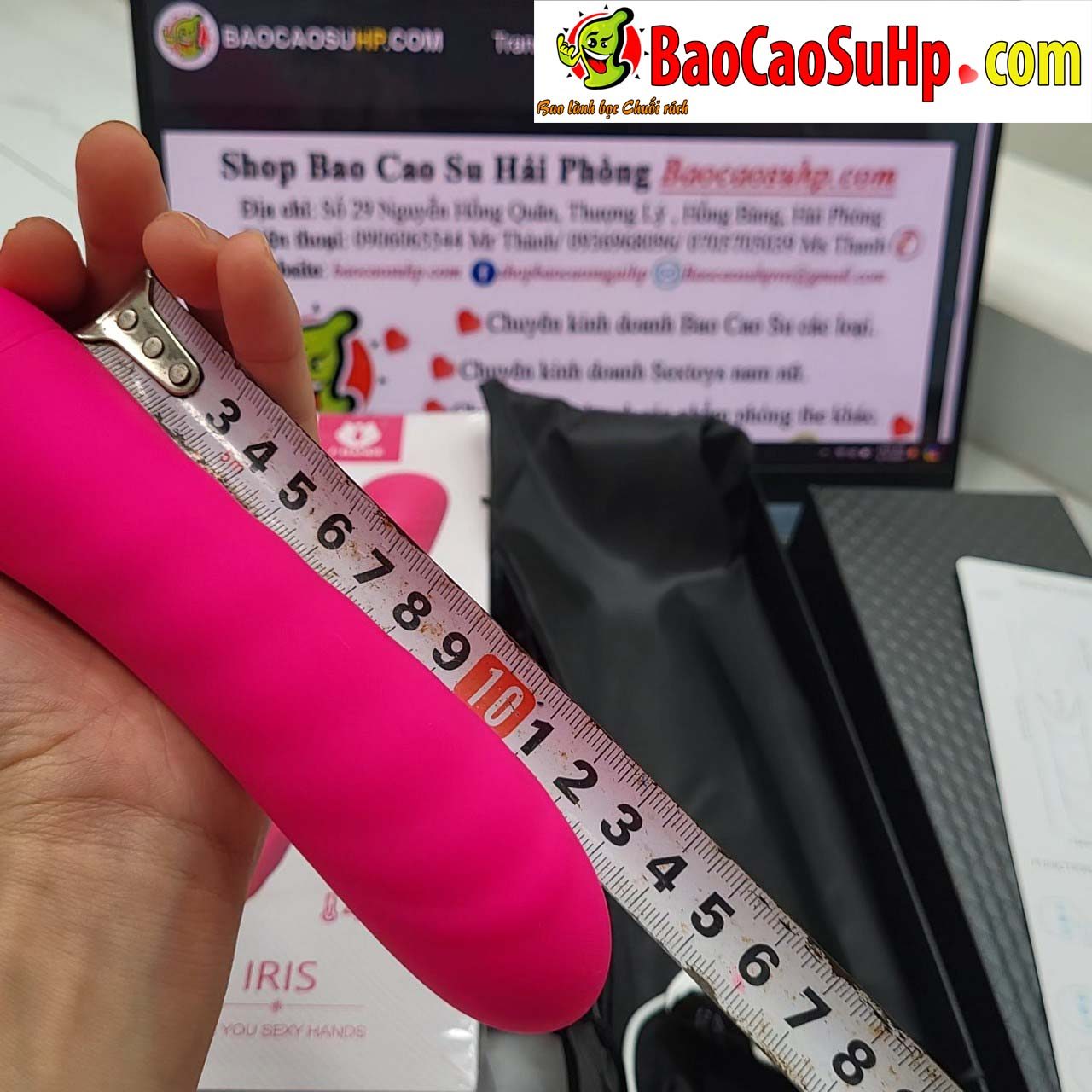 Chày rung 2 đầu Shane s197 cao cấp phát nhiệt đa điểm kích thích