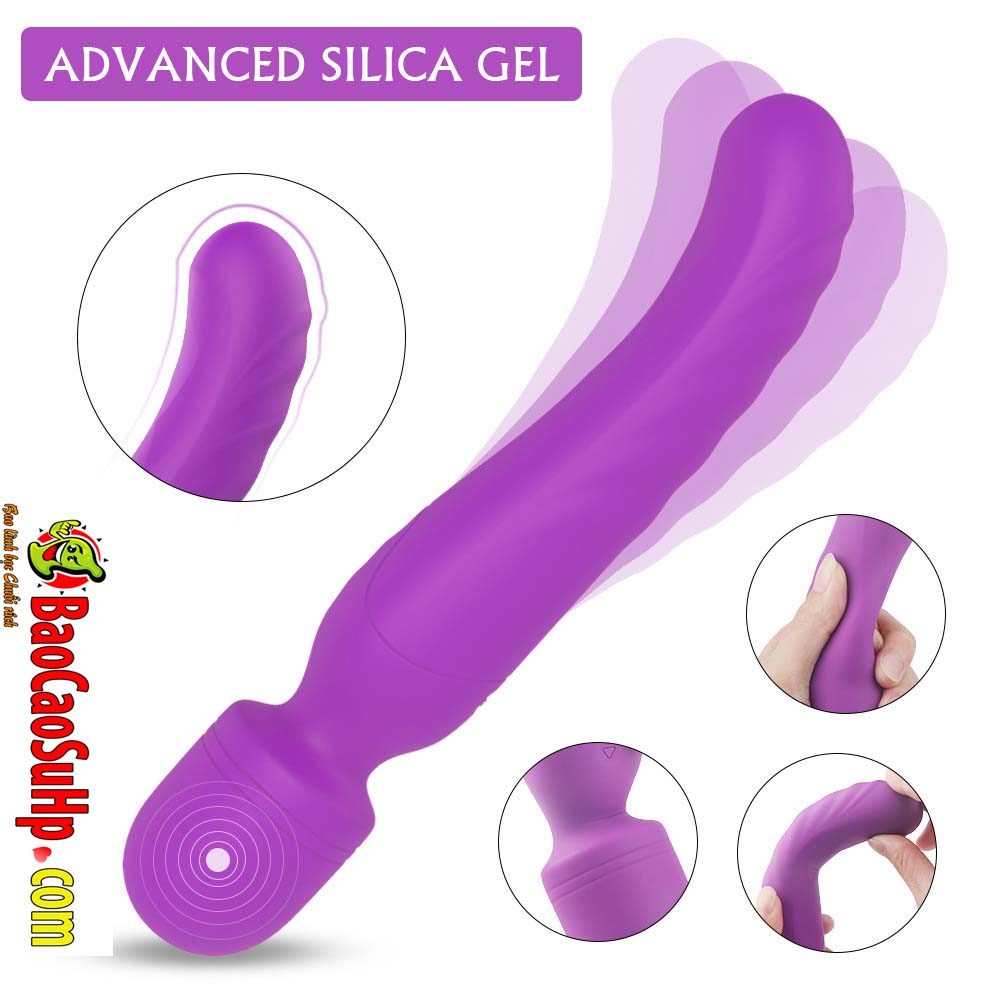 Chày rung 2 đầu Shane s197 cao cấp phát nhiệt đa điểm kích thích