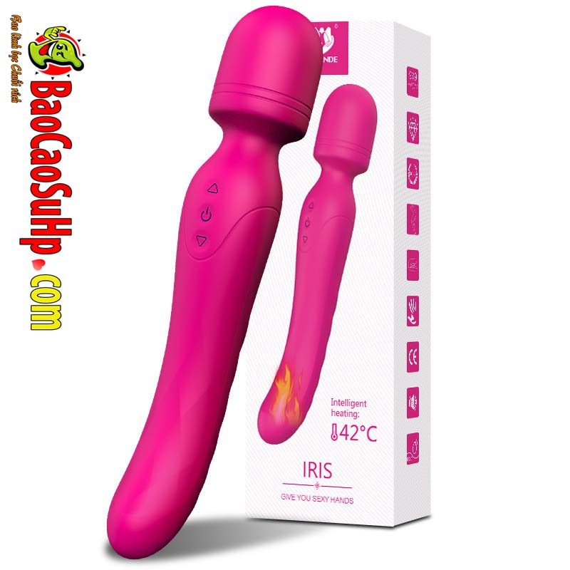 Chày rung 2 đầu Shane s197 cao cấp phát nhiệt đa điểm kích thích