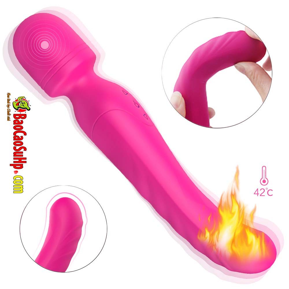 Chày rung 2 đầu Shane s197 cao cấp phát nhiệt đa điểm kích thích