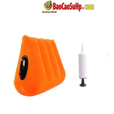 Gối tình yêu bơm hơi Magic Orange tam giác nhỏ gọn tăng cảm xúc