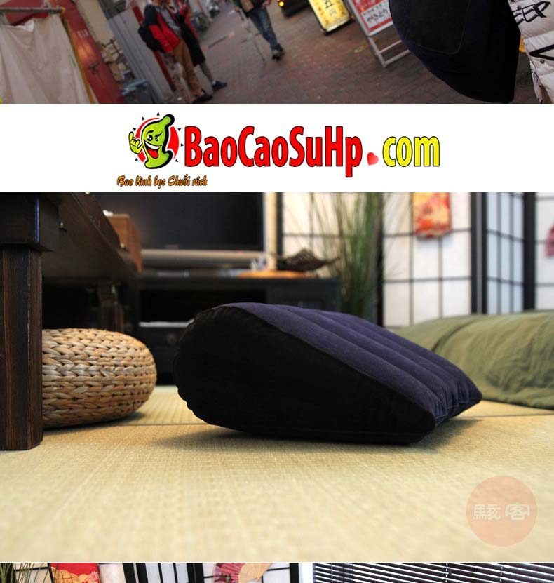 Ghế tình yêu Tougage Red Big Sm bơm hơi Nhật Bản bền đẹp