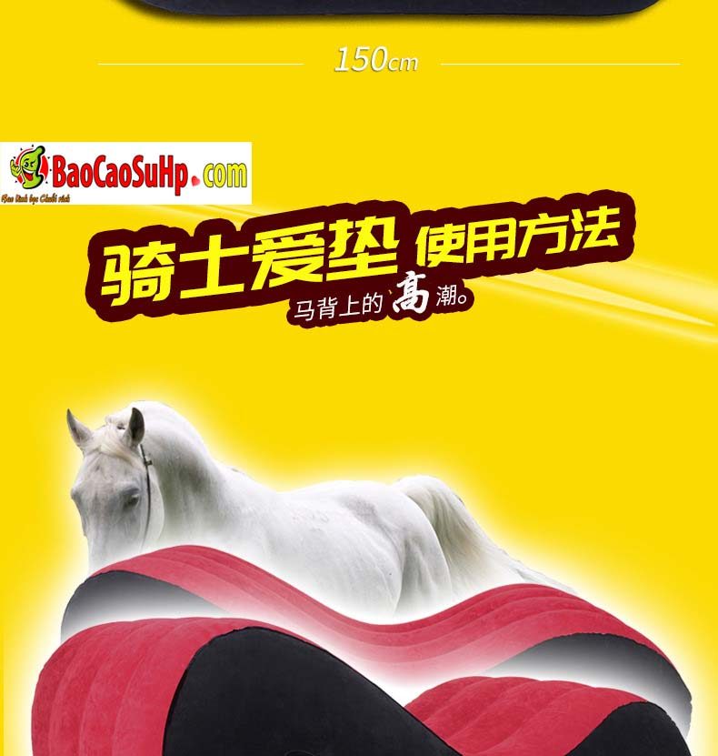 Ghế tình yêu Tougage Red Big Sm bơm hơi Nhật Bản bền đẹp