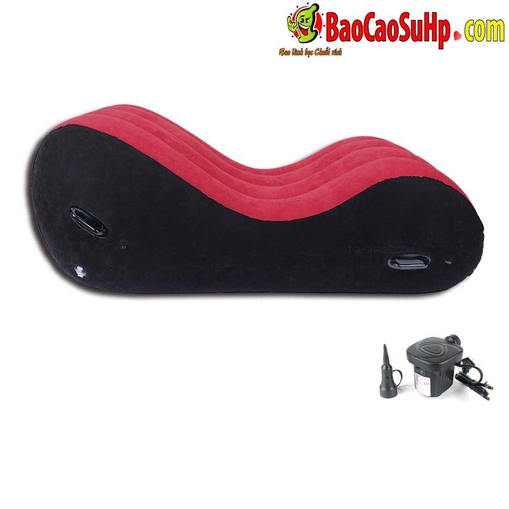 Ghế tình yêu Tougage Red Big Sm bơm hơi Nhật Bản bền đẹp