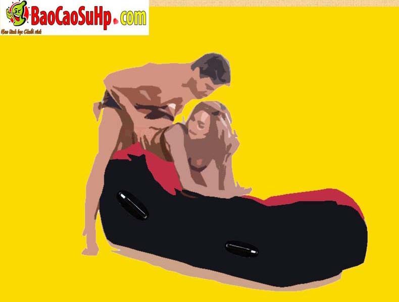 Ghế Tình Yêu Bơm Hơi Tougage Red Big Sm Bền Đẹp Nhật 