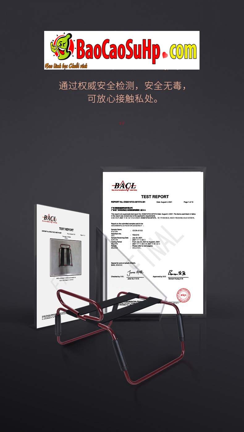 Ghế tình dục đa năng Roomfun FanGu đàn hồi hỗ trợ nhiều tư thế