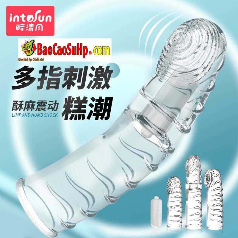 Đồ chơi ngón tay rung Mizzzee Dot Pull kích thích điểm G mềm mại