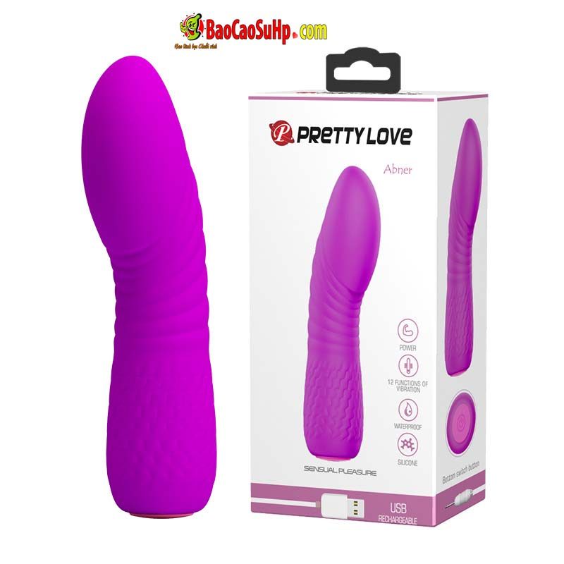 Ngón tay rung Prettylove Lina 12 chế độ cực mạnh êm kích thích