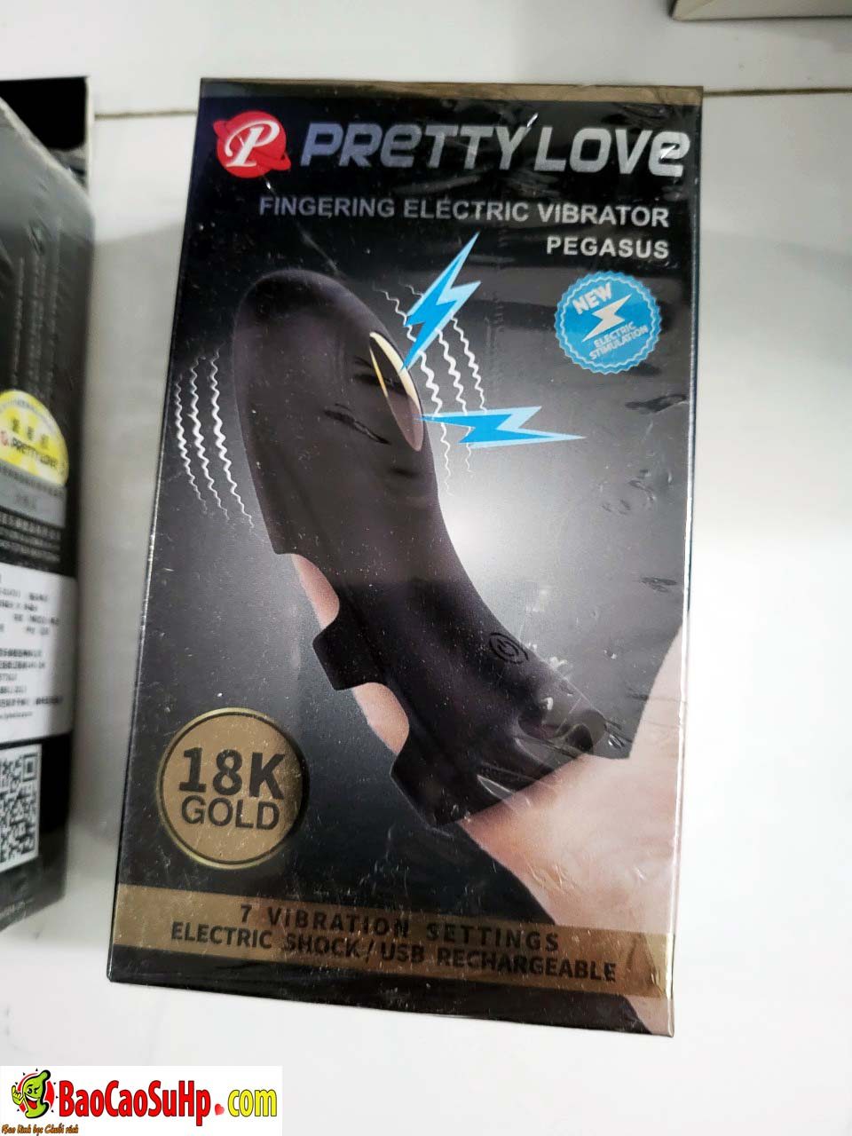  Bảng giá Sextoy ngón tay rung cao cấp Baile Gold 18k Electric Pegasus phóng điện mới nhất