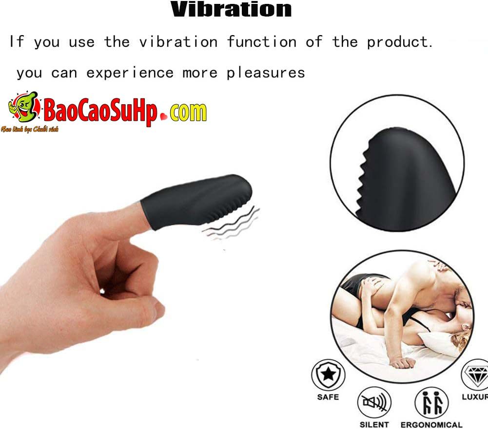 Ngón tay rung Prettylove Stanford nhỏ gọn mạnh mẽ kích thích sâu đa năng