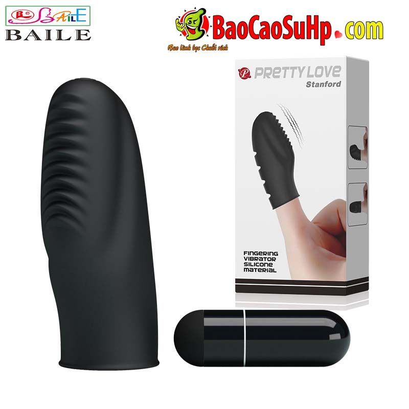 Ngón tay rung Prettylove Stanford nhỏ gọn siêu bền luồn lách sâu 