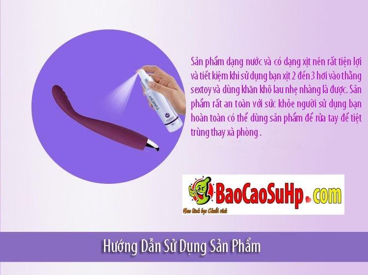 Dung dịch vệ sinh sextoy Savakom 100ml sạch khuẩn an toàn