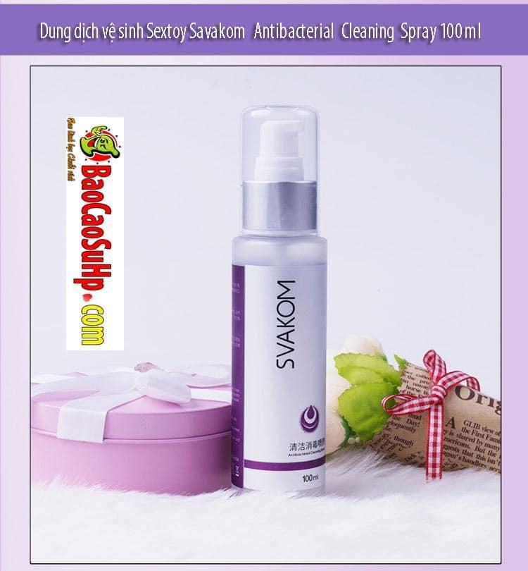 Dung dịch vệ sinh sextoy Savakom 100ml sạch khuẩn an toàn