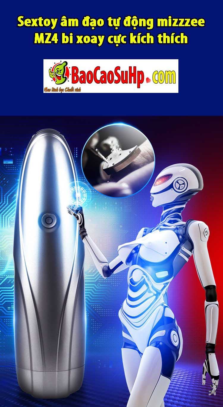 Âm đạo tự động Mizzzee MZ4 bi xoay cực đã