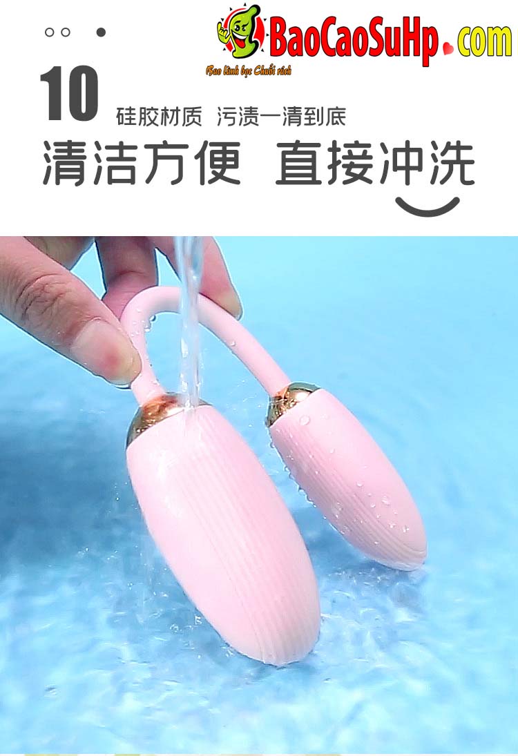 Trứng rung Mystery Ji Yuetong 2 đầu massage điểm G cực đã