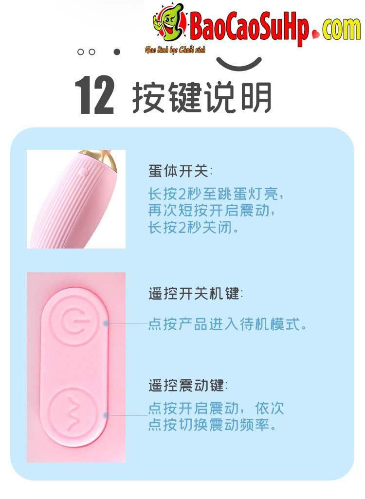 Trứng rung Mystery Ji Yuetong 2 đầu massage điểm G cực đã