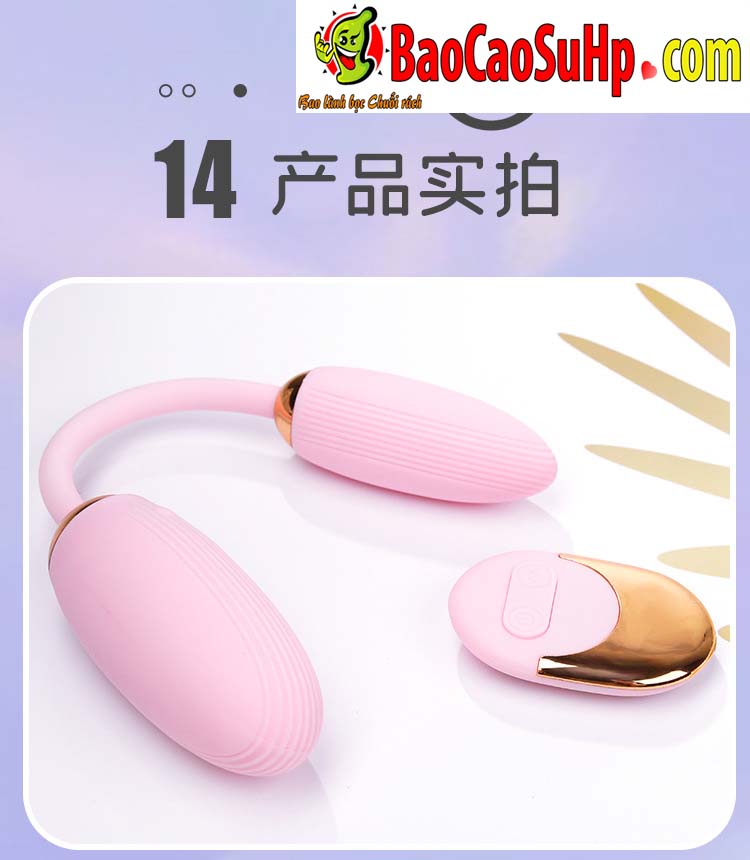 Trứng rung Mystery Ji Yuetong 2 đầu massage điểm G cực đã