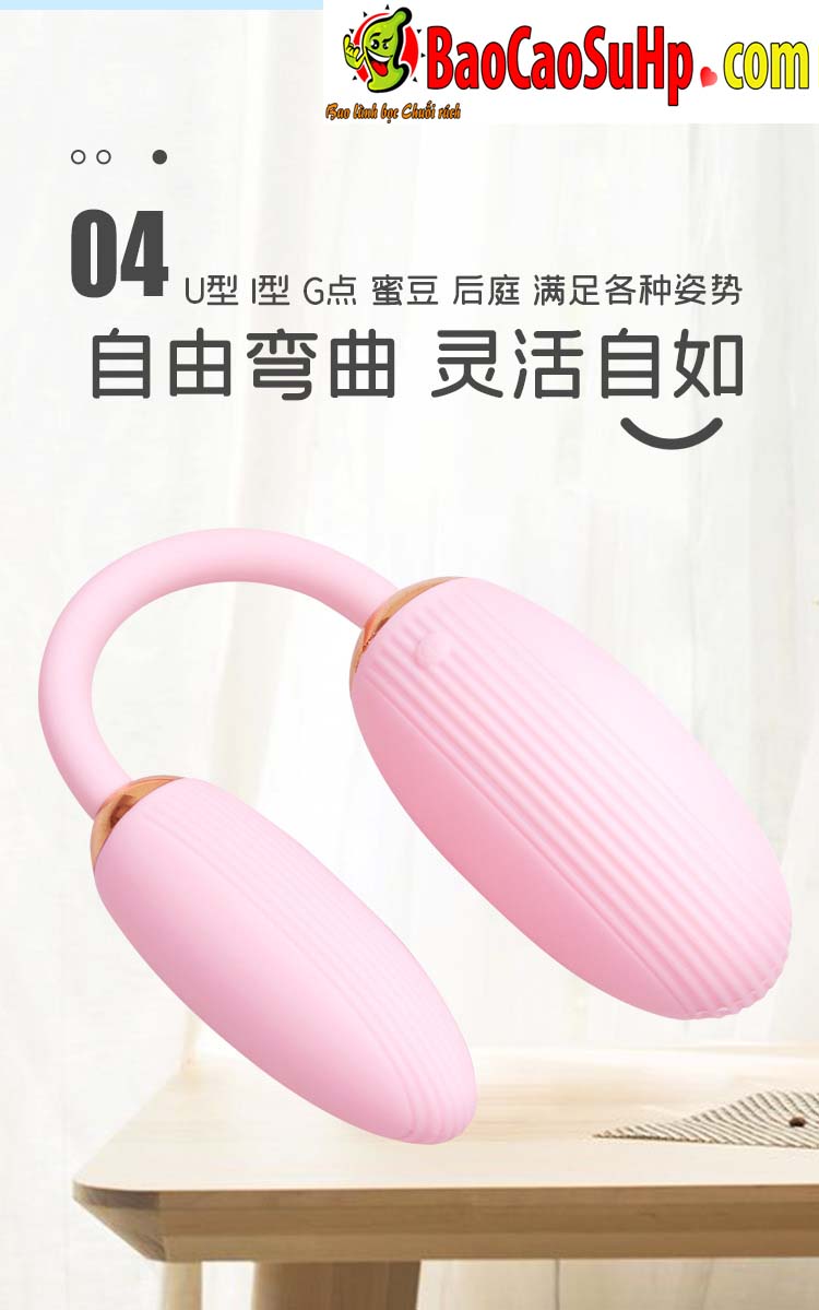 Trứng rung Mystery Ji Yuetong 2 đầu massage điểm G cực đã