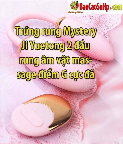 Trứng rung Mystery 2 đầu massage âm vật điểm G cực sướng
