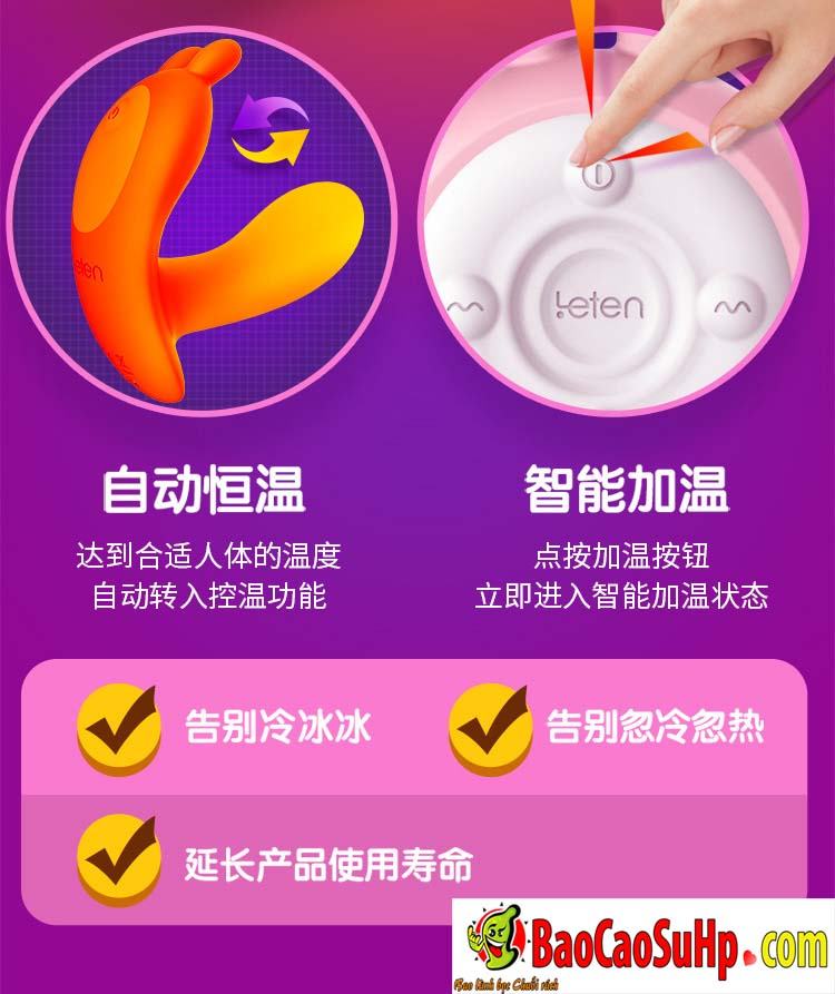 Trứng rung quần lót Leten Lighting Bunny siêu dễ thương kích thích Trứng rung quần lót Leten Lighting Bunny siêu dễ thương kích thích