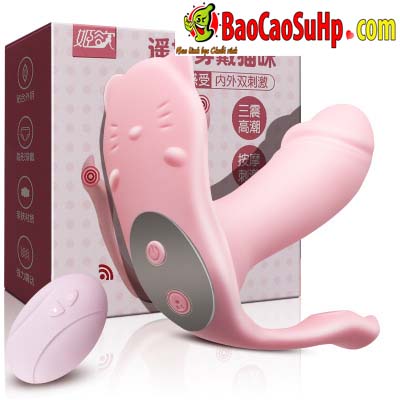 Trứng rung quần lót Pissy Cat điều khiển từ xa đáng yêu chính hãng