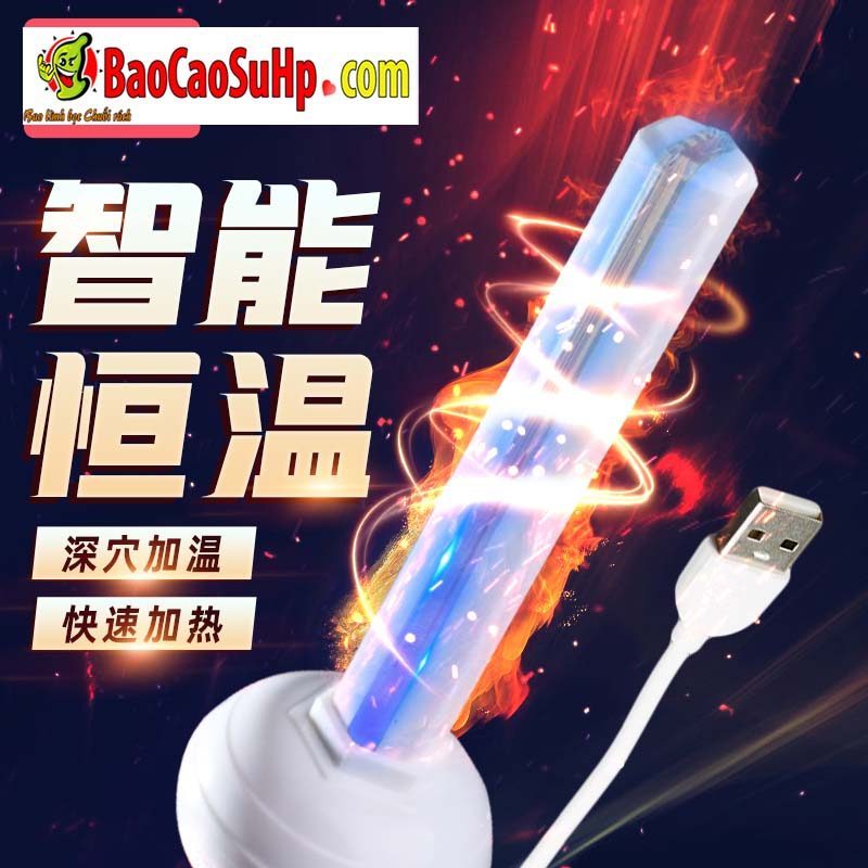 Đế Aquamarine sưởi ấm âm đạo giả, khử khuẩn an toàn