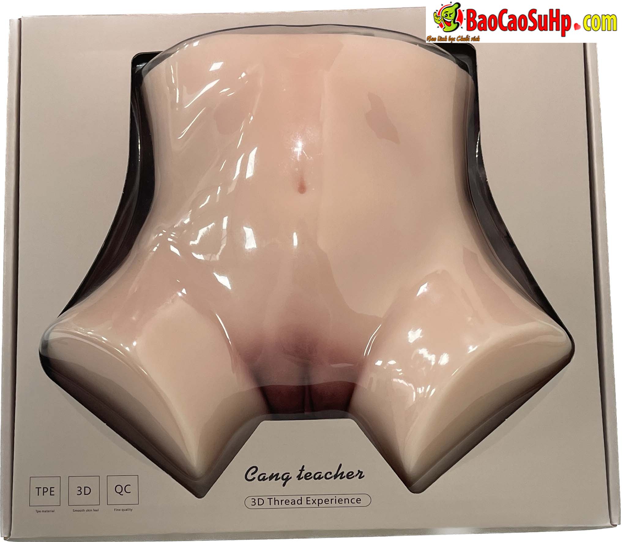 Mông giả nguyên khối Quier Teacher 5kg, co bóp rung, siêu thật