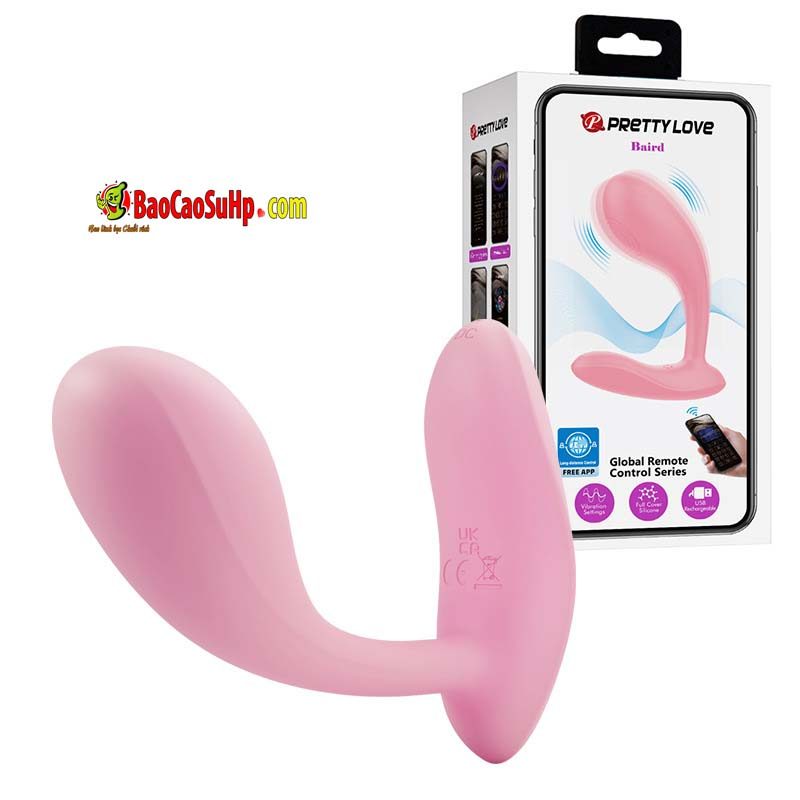 Trứng rung quần lót Pretylove Baird nhỏ gọn cao cấp điều khiển từ xa