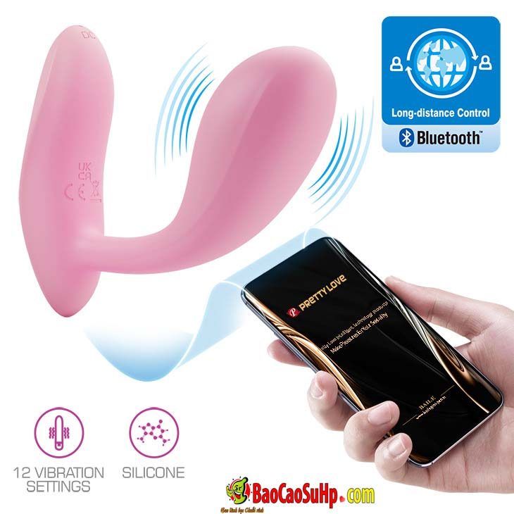 Trứng rung quần lót Pretylove Baird nhỏ gọn cao cấp điều khiển từ xa