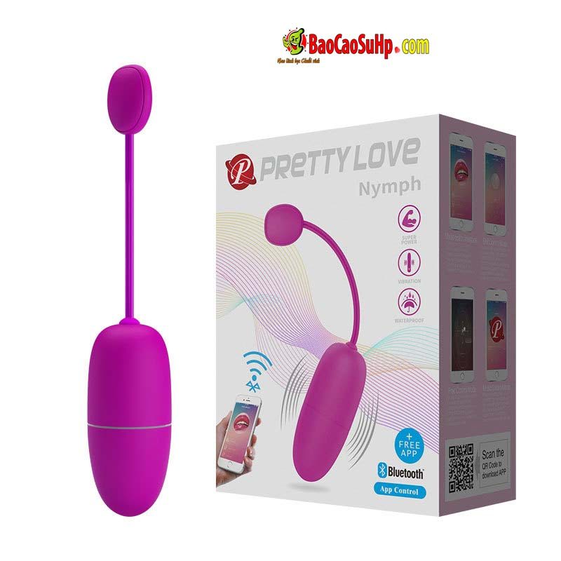 Trứng rung Prettylove điều khiển APP mềm mại rung cực đã