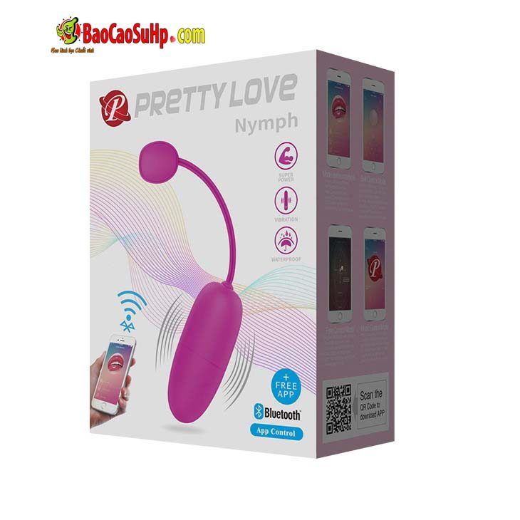 Trứng rung Prettylove điều khiển APP mềm mại rung cực đã