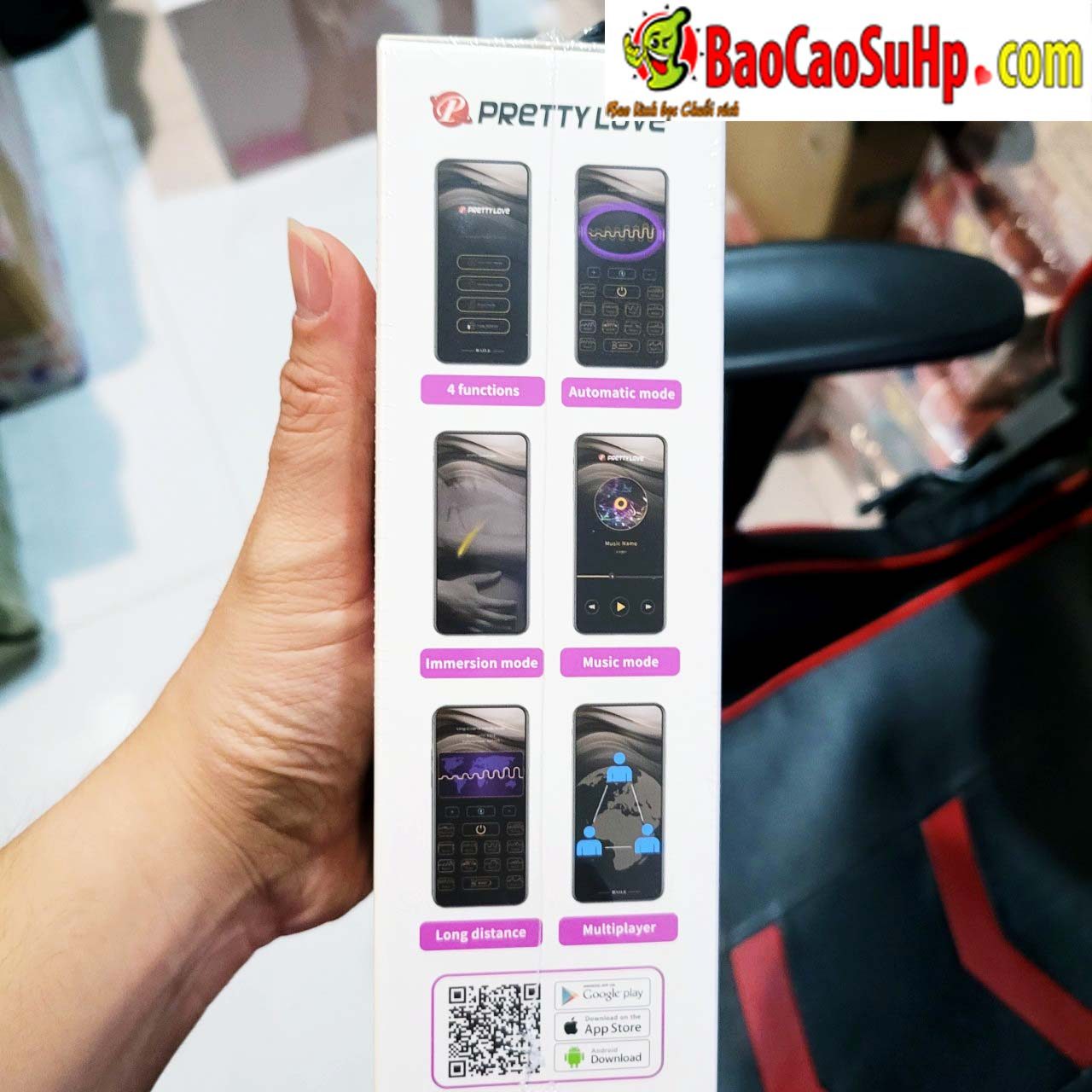 Trứng rung Prettylove điều khiển APP mềm mại rung cực đã