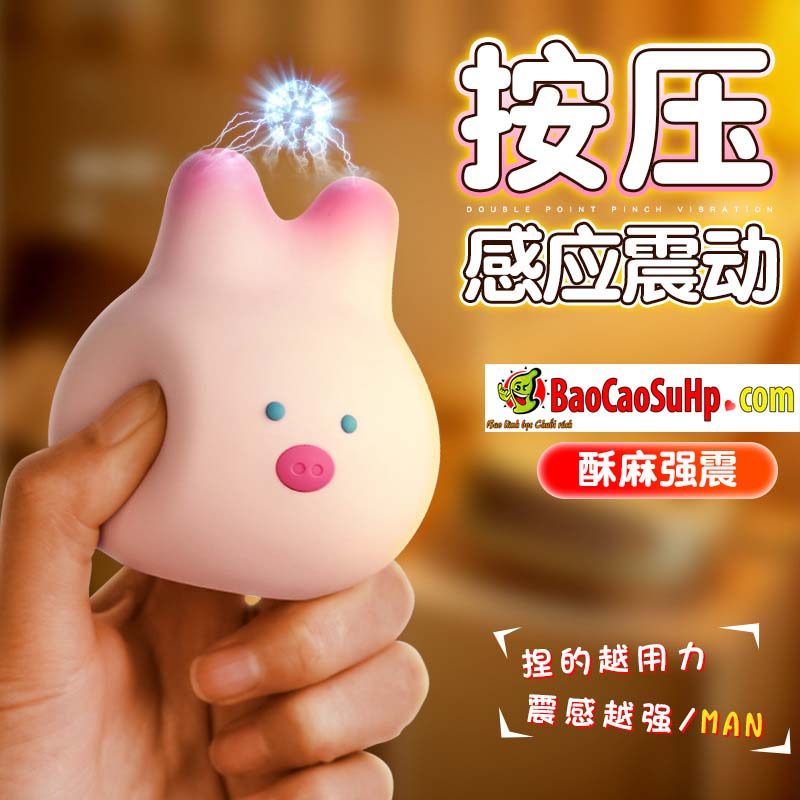 Máy rung đầu heo cảm biến áp suất Jiuuy thiết kế nhỏ gọn siêu mạnh