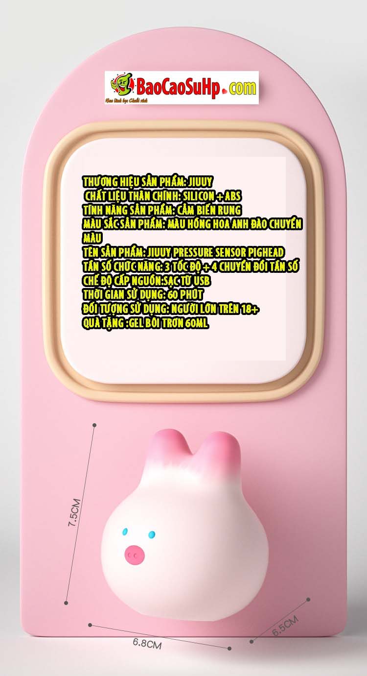 Máy Rung Đầu Heo Cảm Biến Áp Suất Jiuuy - Hiệu Quả Cao