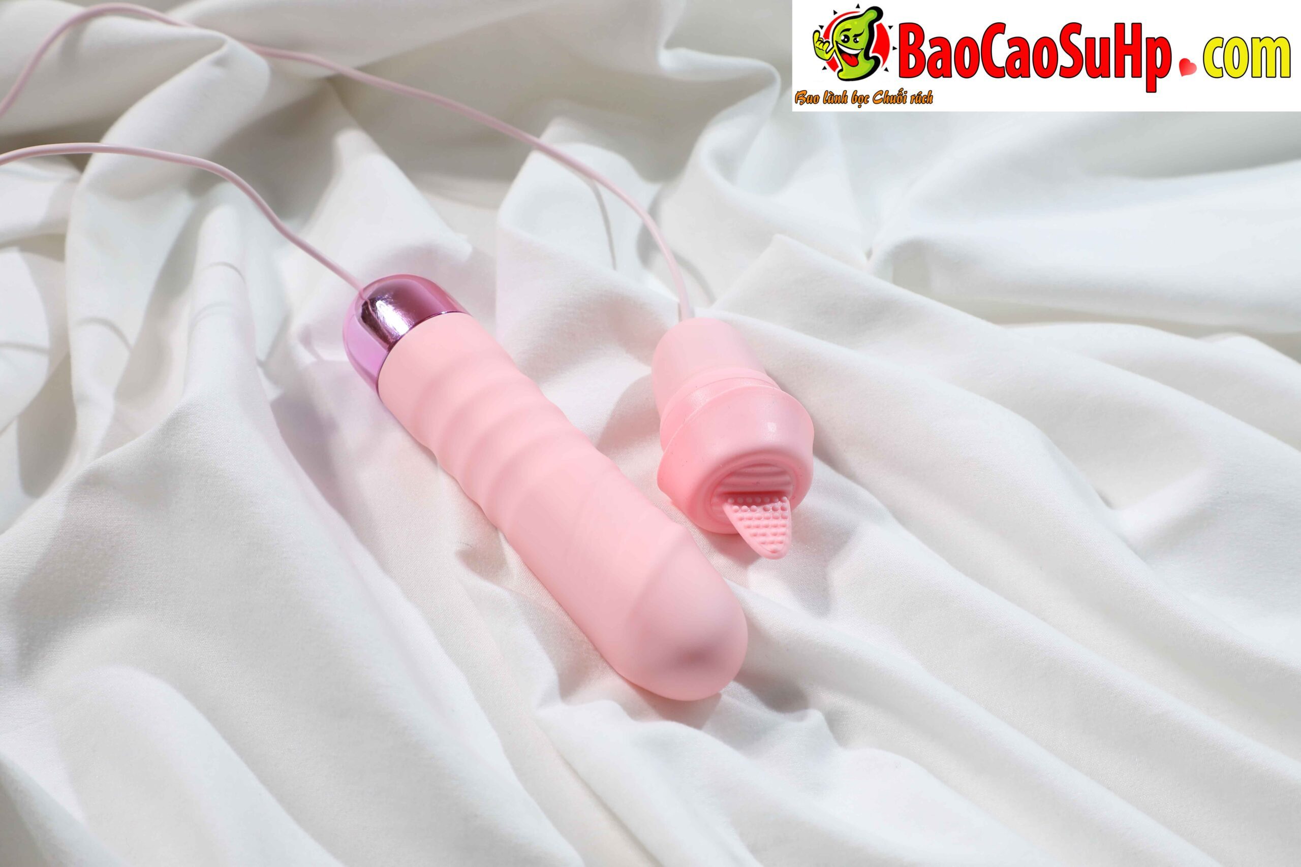 834A8413 scaled - Trứng rung tình yêu Mizzzee PINK LAZZY 2 quả lưỡi liếm và rung