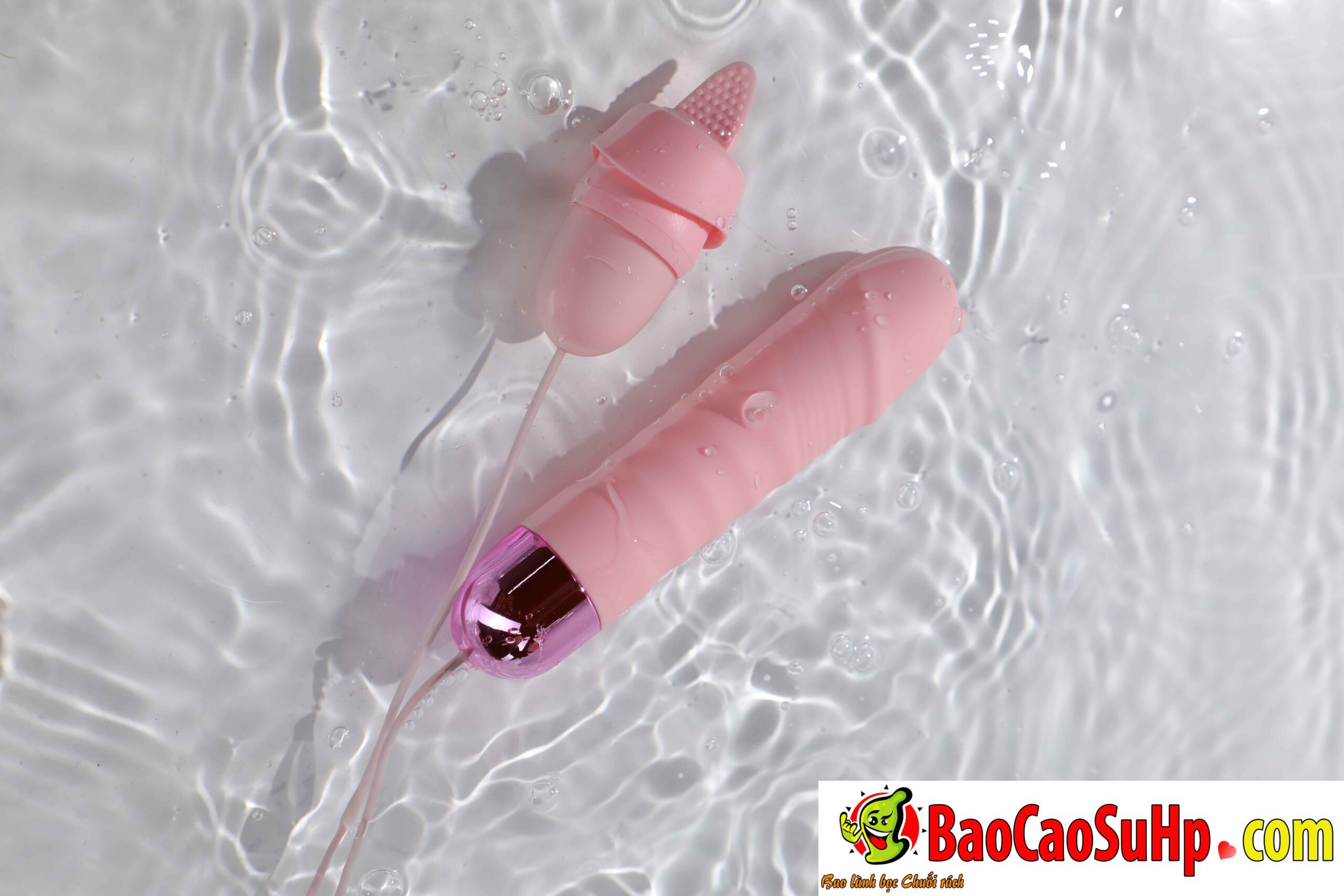 834A9826 scaled - Trứng rung tình yêu Mizzzee PINK LAZZY 2 quả lưỡi liếm và rung
