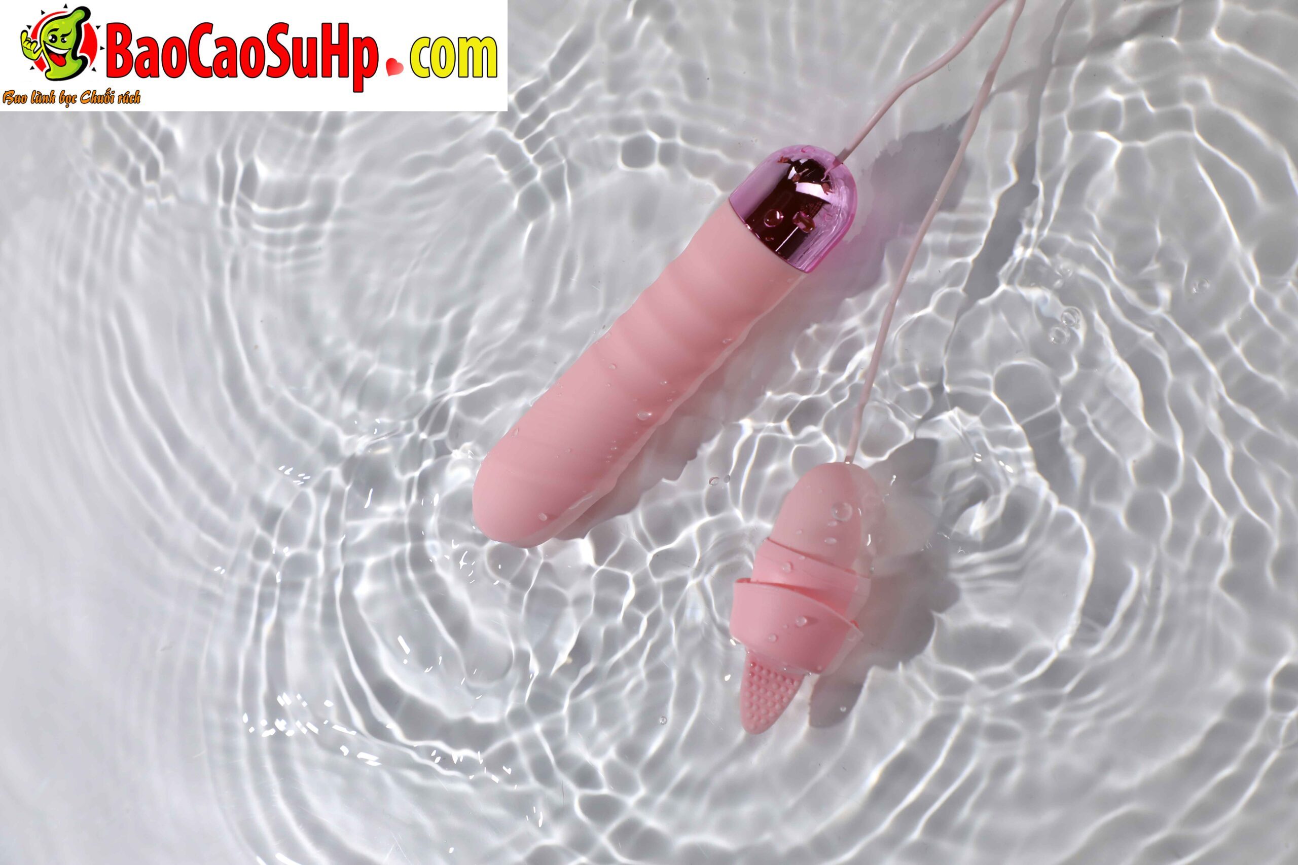 834A9865 scaled - Trứng rung tình yêu Mizzzee PINK LAZZY 2 quả lưỡi liếm và rung