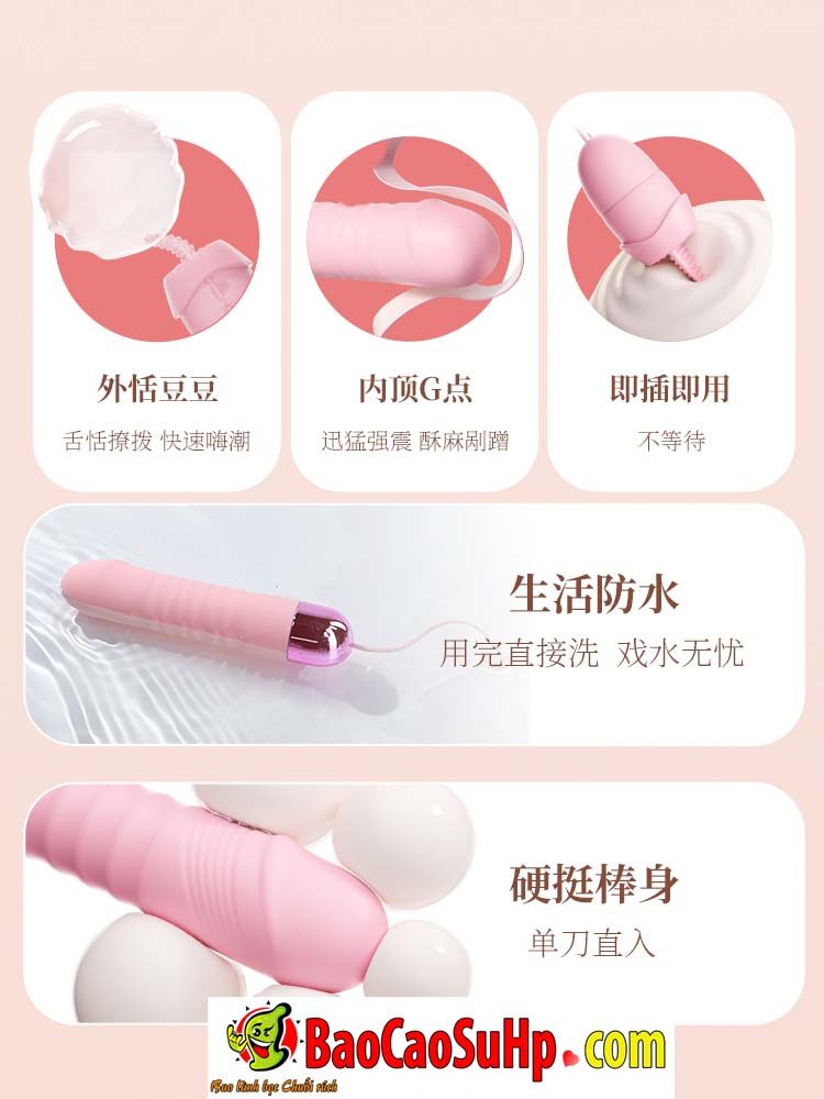 Trứng Rung Tình Yêu Mizzzee PINK LAZZY 2 Quả Kích Thích